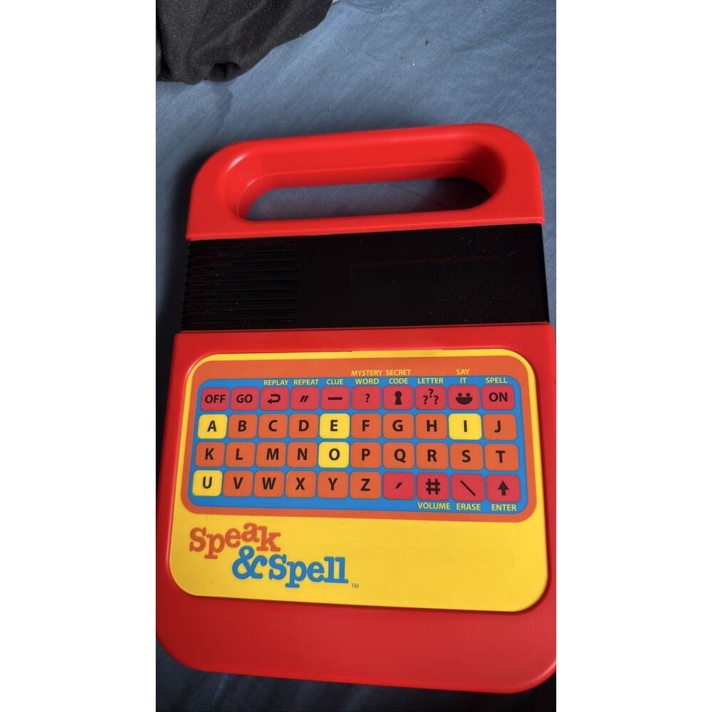 Vintage Texas Instruments Speak & Spell 1978 1980 Electronic Learning Toy b5